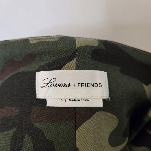 Lovers + Friends Camouflage Flex Waist  Skirt Size Small With Side Zipper - Picture 6 of 16